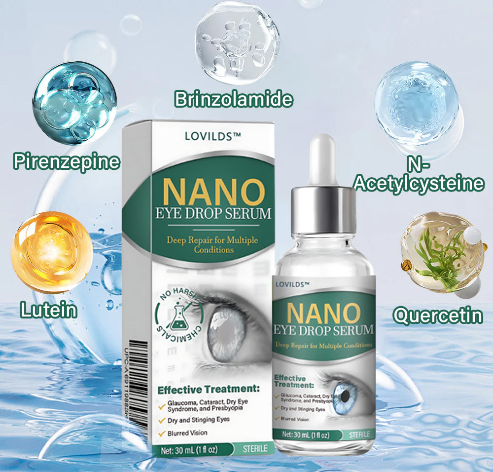 👩⚕️LOVILDS™ Nano Eye Drops Serum ✅FDA Approved(Suitable for presbyopia, dry eye syndrome, glaucoma, and cataracts) 👀