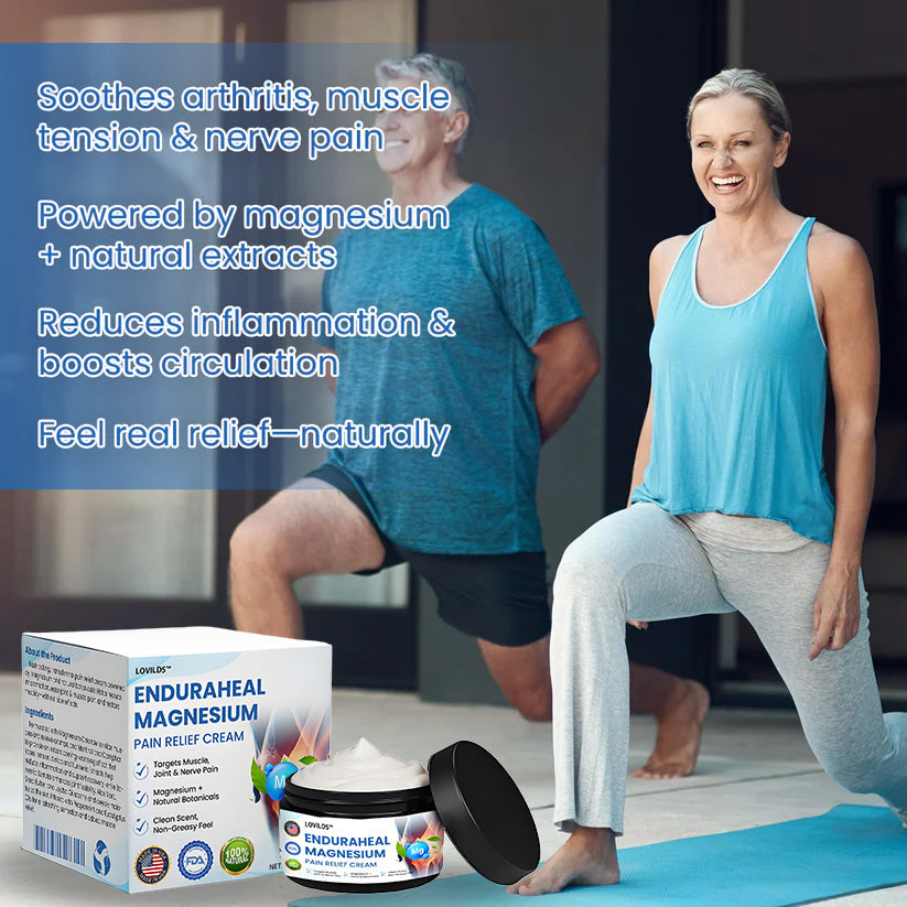 LOVILDS™ EnduraHeal Magnesium Pain Relief Cream (Treats Arthritis, Neuropathy, Rheumatism, Sports Injuries & More)