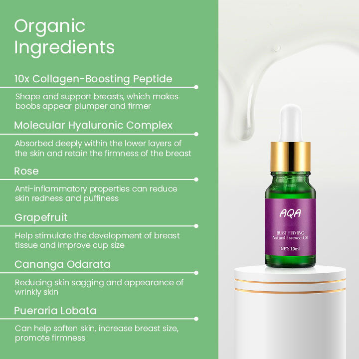 (Limited Time Discount 🔥 Last Day) AQA™ 🌸Bust Firming Natural Essence Oil