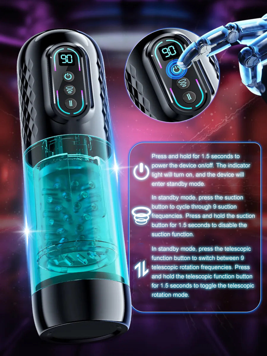 【Discreet Delivery】-Smart Suction & Stroke Device🔥 – Fully Automated for Effortless Enjoyment