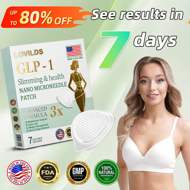 【Last Minute! 80% OFF】LOVILDS™ Tirzepatide Slimming & health NANO MICRONEEDLE PATCH 👩⚕️(Painless 24/7 Fat Burning | Lose 20 Pounds in Weeks | Crush Cravings Fast!