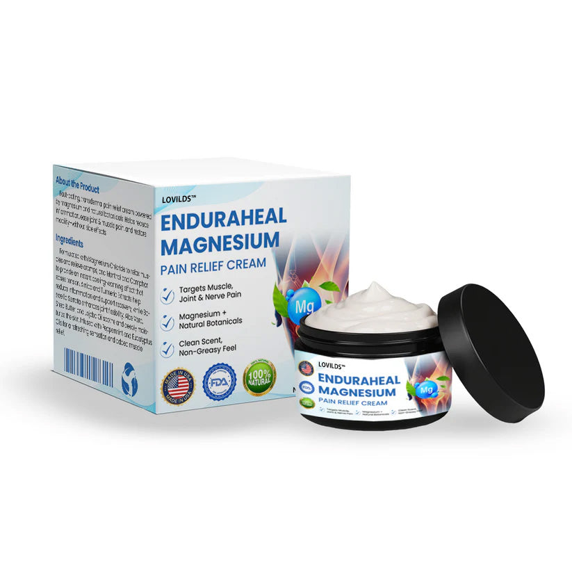 LOVILDS™ EnduraHeal Magnesium Pain Relief Cream (Treats Arthritis, Neuropathy, Rheumatism, Sports Injuries & More)