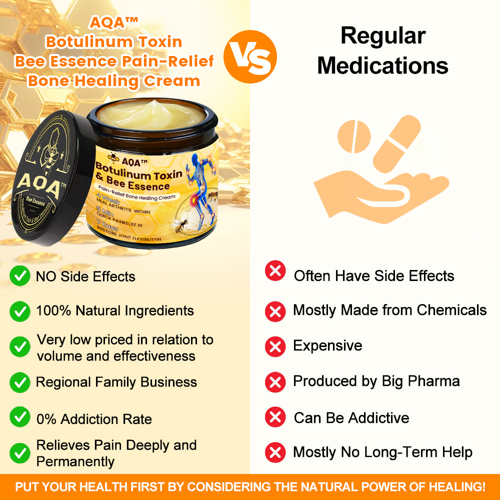 šAQA⢠Botulinum & Bee Essence Pain Relief Bone Healing Cream